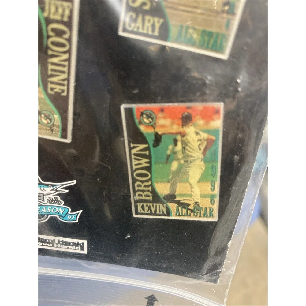 Vintage Florida Marlins All-Stars 5-Pin Set ('93-'97) - Limited Edition